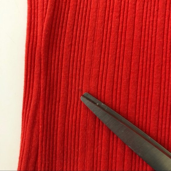 Anthro One September Ruffled Ribbed Tee - Picture 8 of 8